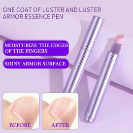 2Pcs Cuticle Oil Pen & Cuticle Pusher, 3 in 1 Nail Care Pen, N/ail Strengthener, N/ail Growth Treatment, Na/il Hardener, Cu/ticle Oil Pusher P/en for Na/ils, Repairs Split and Cracked Nai/ls