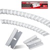 HAUTMEC 100 Pack Single Edge Razor Blades, Heavy Duty Edge