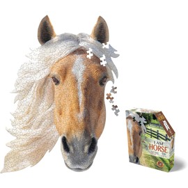 Madd Capp Puzzles - I AM Horse - 300 Pieces - Animal Shaped Jigsaw Puzzle