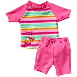 iPlay Swimwear for Baby Girls - multi-coloured Striped
