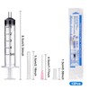 12pcs 5ml Syringe with Luer Plastic Syringe Cannula Syringe Set
