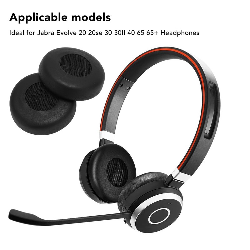 Replacement Ear Pads Cushions for Jabra Evolve 20 20se 30