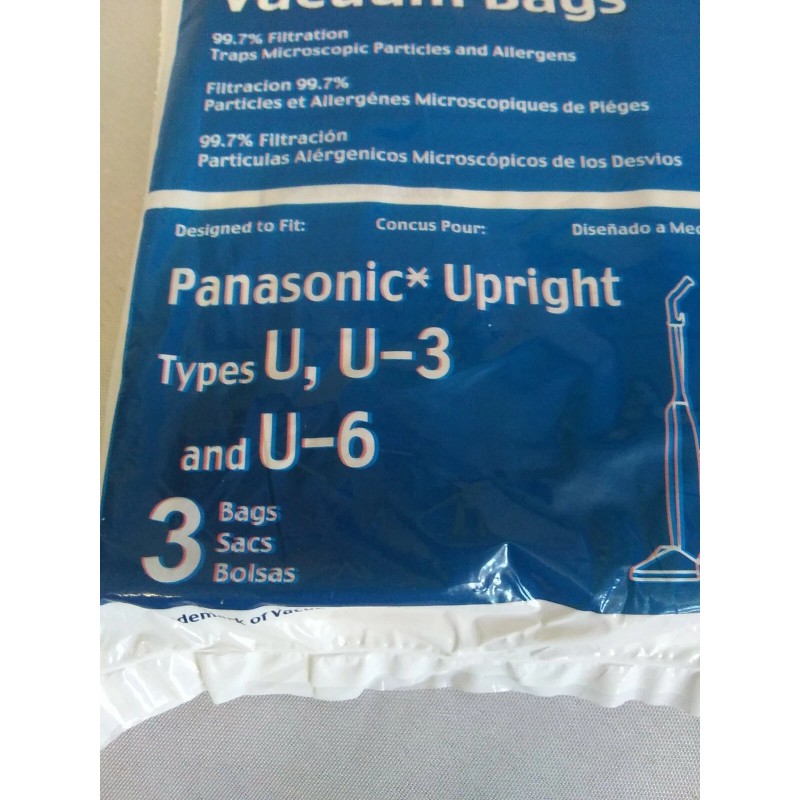For Panasonic Vacuum bags Panasonic 816 Upright Micro Filtration Panasonic