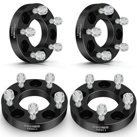 SCITOO 4Pcs Wheel spacers 1" 5x4.5 with 12x1.5 Studs Bore 73mm Compatible for Rav4 for Tiburon for TL for TSX for S2000 for RSX for NSX for CL for RL for 300M Wheel spacers 5 Lug 5x114.3