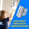 Home Security Door Lock, Fcicarn Childproof Door Reinforcement Lock with