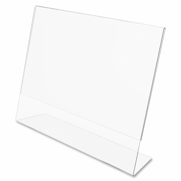 Dazzling Displays 10 Acrylic 7" x 5" Slanted Picture Frame