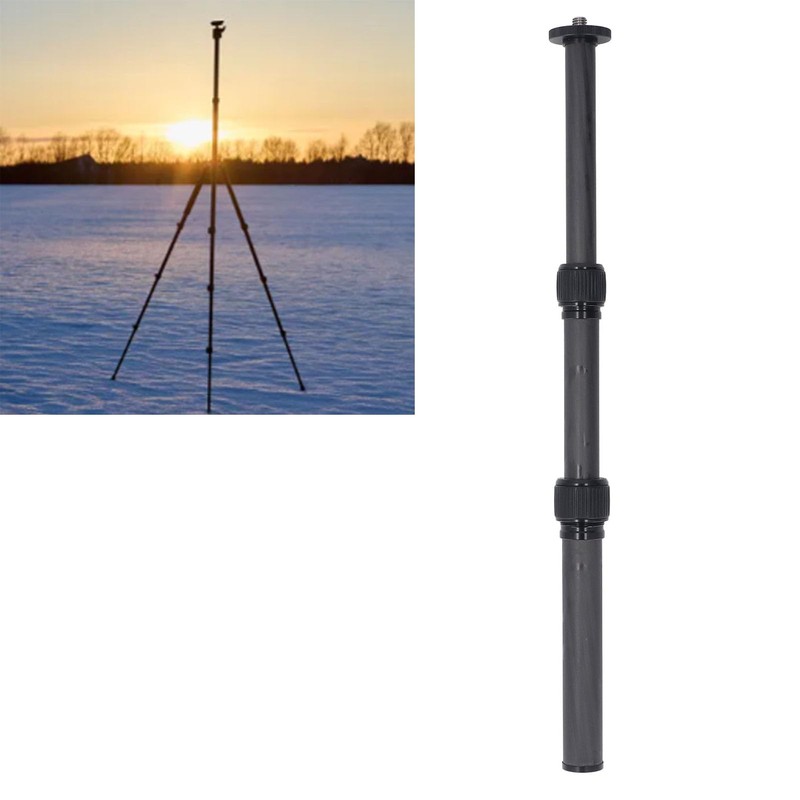 Carbon Fiber Tripod Extension Tube 3 Section Center Column Extender