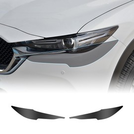 FDAIUN Car Headlight Protection Film Fit for Mazda CX-5 KF Series 2017-2021 TPU Protective Film Pre-Cut Film Scratch Guard Anti-Scratch Self-Healing Function Car Wrapping Film Accessories Smoke Color