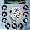 Multimode Detachable Shower Head, Handheld Showerhead Head Set with Angle-Adjustable