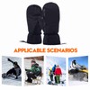 Snowboard Mittens for Women Men Waterproof Ski Gloves Touchscreen Snow