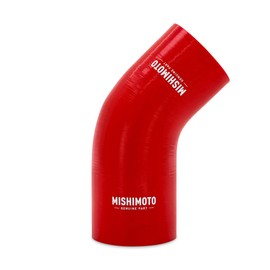 Mishimoto MMCP-R45-25275RD 45-Degree Silicone Transition Coupler, 2.50" to 2.75", Red