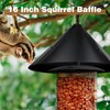 Qualirey Squirrel Baffle for Bird Feeder Bird House Guard Stopper