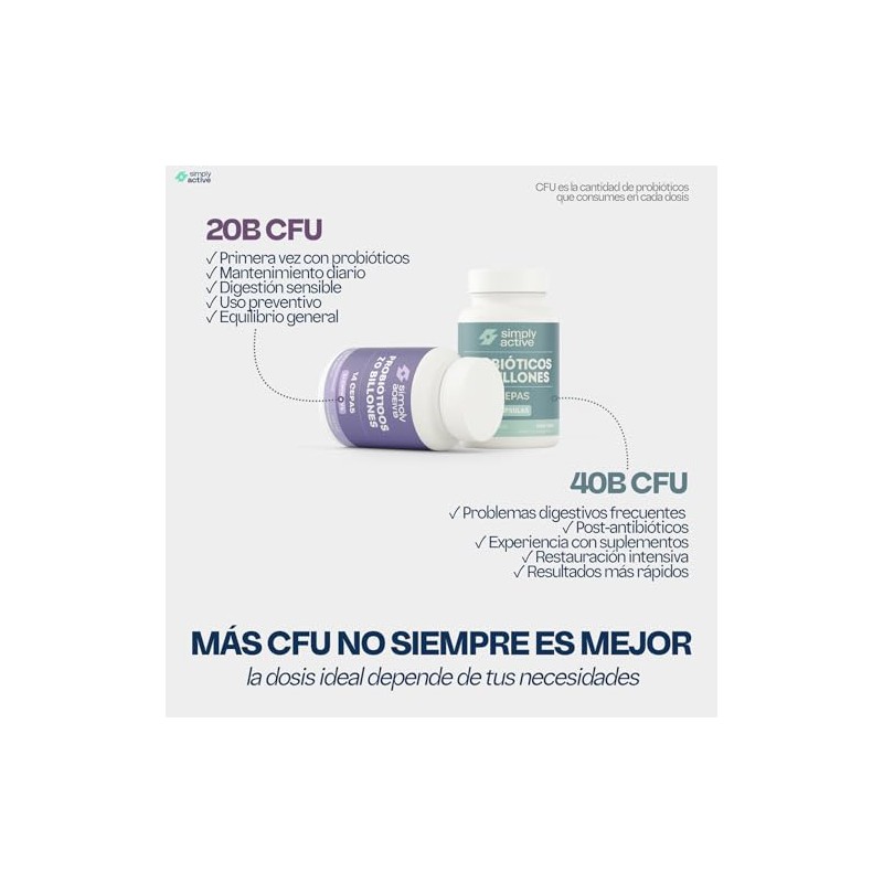 Probioticos Billones Cfu Probióticos Cepas Sistema Immune Digestivo Intestinal Porción