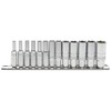 Draper 16490 1/4-Inch Square Drive Metric 13 Piece Deep Sockets