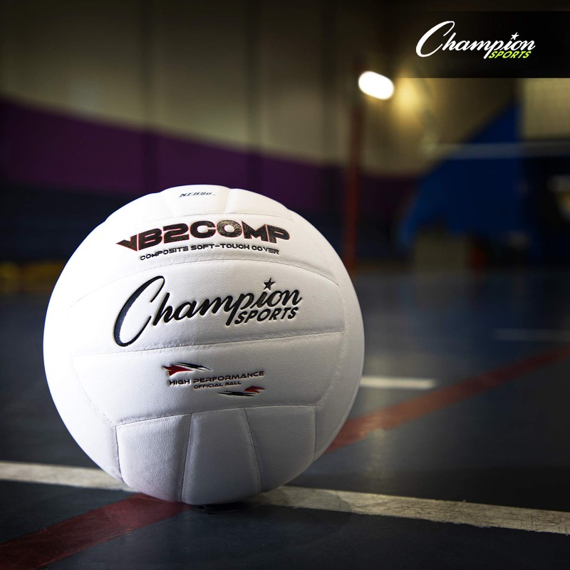 Champion Sports VB Pro Comp Series Volleyball, Red/White