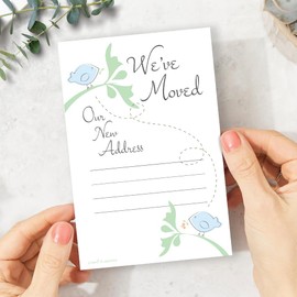 New Address Cards - Moving Announcements - Fill In Style (20 Count) With Envelopes