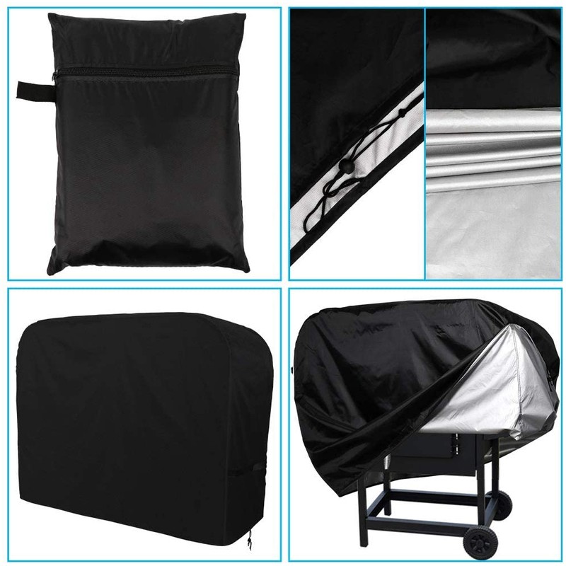Large Waterproof BBQ Cover Rainproof UV Protection Grill Covers Garden
