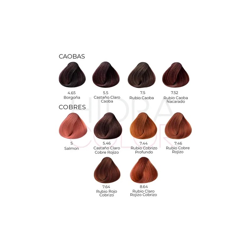 Tinte Para Cabello Hidracolor Naturales 90 Ml + Peróxido Tono