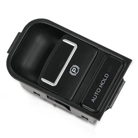 CNNELL Parking Brake Automatic Switch Black Compatible with VW Tiguan 2008-2015/Compatible with VW Sharan 2011-2016/Compatible with Seat Alhambra 2011-2015 5N0927225A