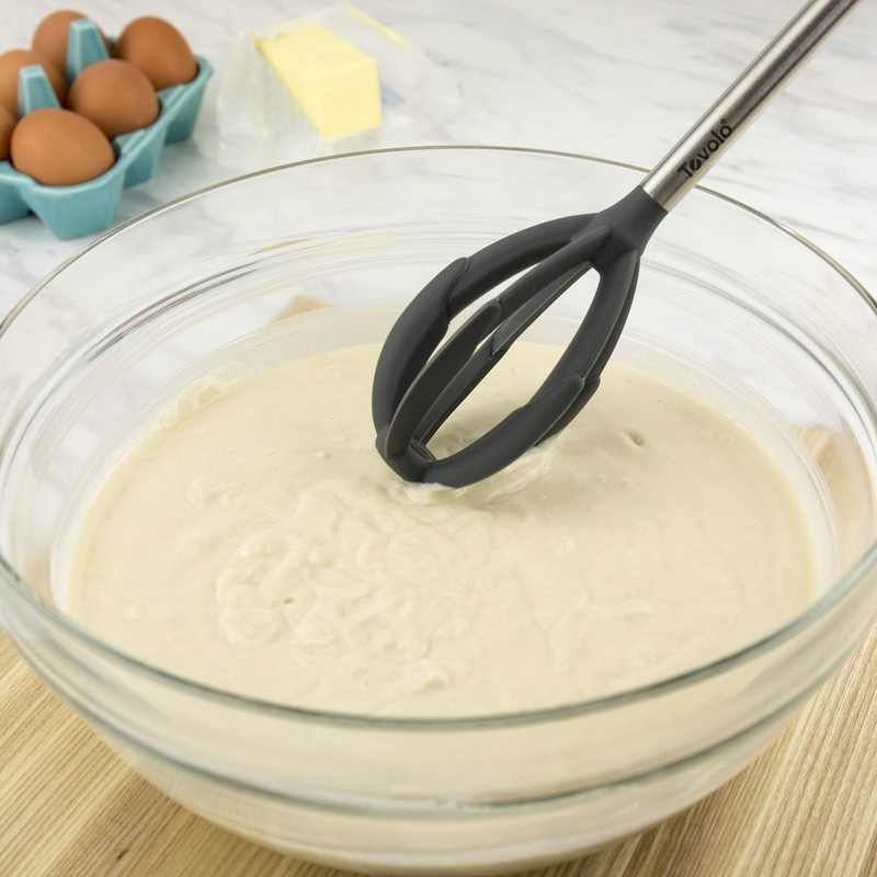 Tovolo Better Batter Tool (Charcoal) - Silicone & Stainless Steel
