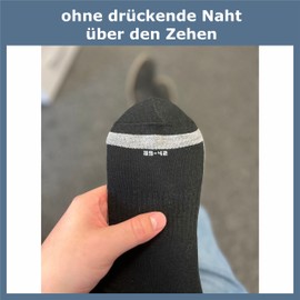 GAWILO 4 Pairs of Women's & Men's CoolMax Ski Socks - Snowboard Socks - Functional Socks with Special Padding, black