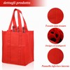 Classicseali 2 portabottiglie, 6 bottiglie, borsa per bottiglie, contenitore per