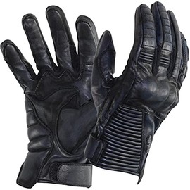 Trilobite Café Motorcycle Gloves, Dark Blue, M