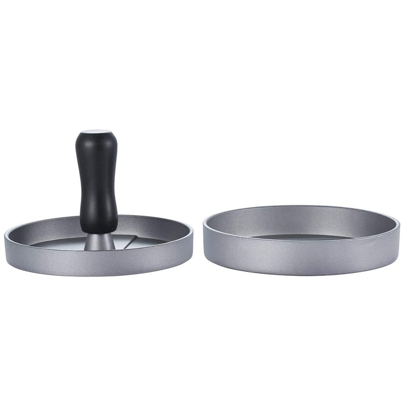 ANCLLO Burger Press, Aluminum Hamburger Patty Maker Non Stick Patty