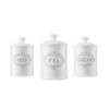 Relief Vine TAWCHES Ceramic Canisters Sets For The Kitchen Canisters