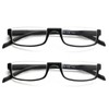 Kerecsen 5-Pack Reading Glasses for Women/Men,Half-Moon Frame Readers with Spring