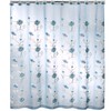 Popular Bath Dublin Rose, SHOWER CURTAIN, Blue