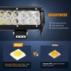 Nilight Led Light Bar 2Pcs 12Inch 72W 5040 LM Spot