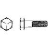 Value Collection 1-1/4 - 7 UNC Hex Head Cap Screw: 3-1/2" Under Head, Grade 5 Steel, 1-7/8" Hex