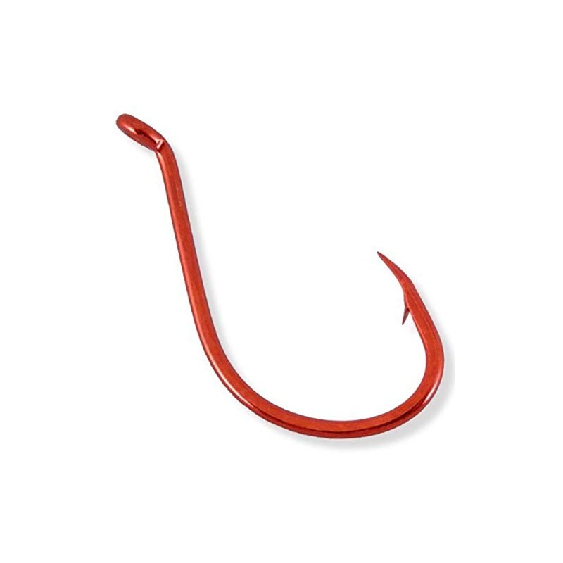 Owner Red SSW with Cutting Point Hook, #5/0, Red