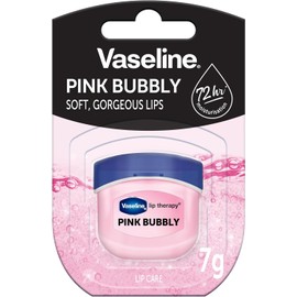 Vaseline Bálsamo para Labios Mini Tarro Pink Bubbly 7g, Hidratación y Protección 72 hrs