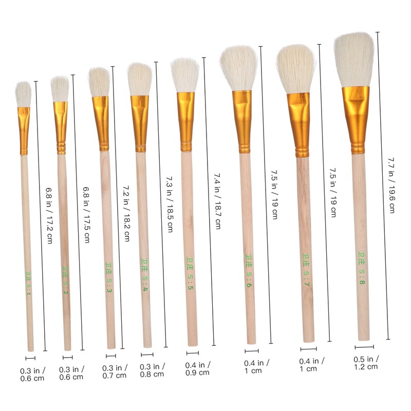 Toddmomy 8-Piece Pollinator Set for Plants Hand Pollinator for Fruit