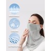 Cooling Balaclava Face Mask UPF 50 Sun Protection Breathable Neck