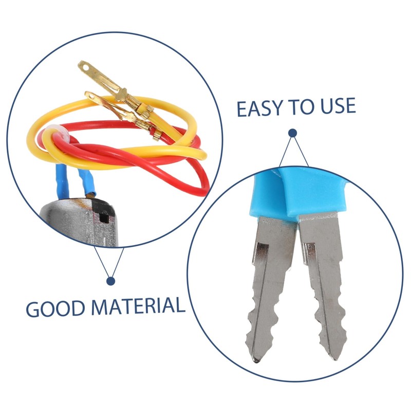 FUNOMOCYA Ignition Keyed Switch Replacement for Electric Scooters and Bicycles