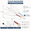 Manual Scalp Massager for Relaxation – Flexible Stainless Steel Prongs