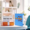GREETING ART Happy Father's Day Pop Up Card,“8×6”Father's Day 3D