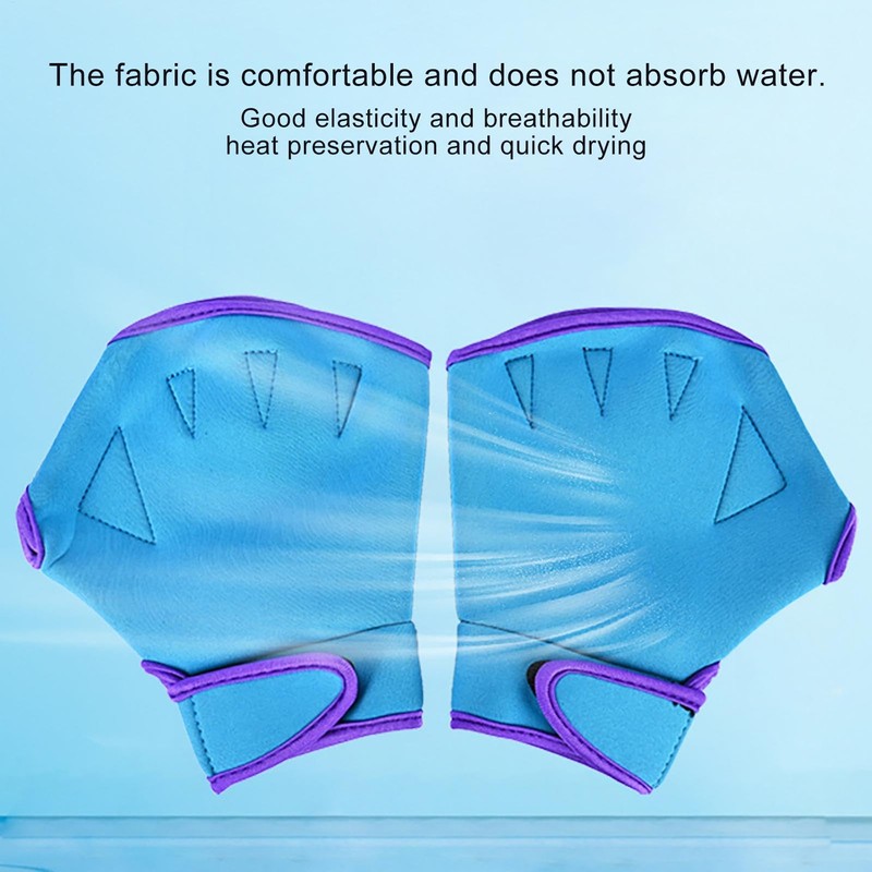 Swimming Gloves for Men - Webbed Gloves Aquatic Mittens |