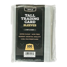 100 CBG TALL TRADING CARD Sleeves - Archival Quality Protection for Your TALL Cards