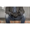 PEARLWOOD Freddie Men's Goat Leather Gloves, Black (200)