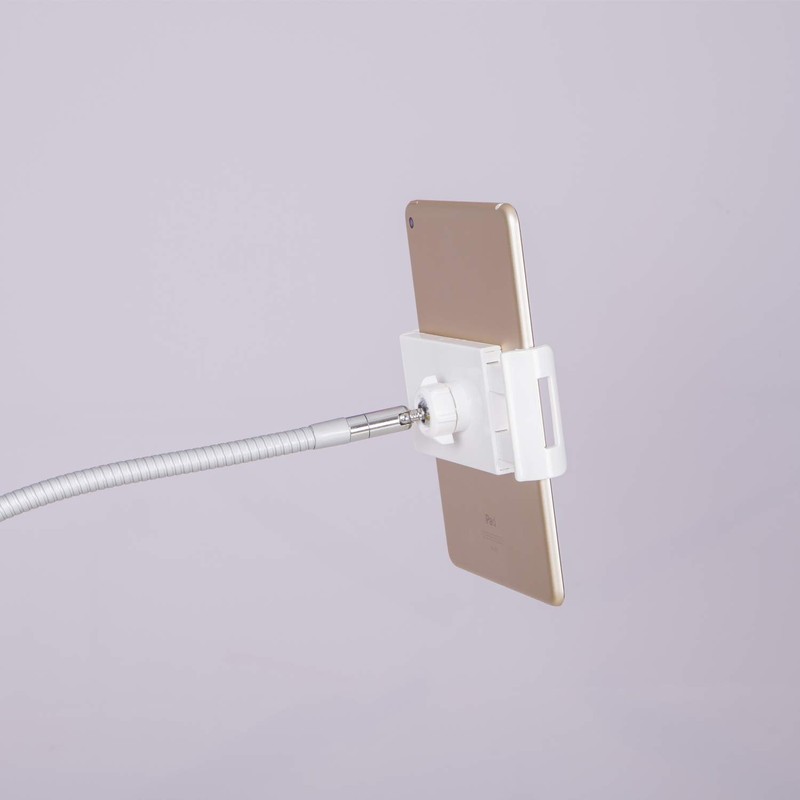Creatop Tablet Floor Stand with Flexible Gooseneck and Stable Aluminum