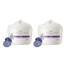 2 Crema Facial Antioxidante Uva 145gr Baul Abuela Fuller                                                                                              