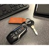 iPick Image - Ford Rectangular Brown Leather Key Chain -