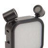 Stereo Microphone Light 10 Levels Brightness Dual Mic Fill Lamp