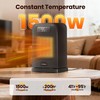 FLANUR Space Heaters for Indoor Use, 1500W Small Desk Heater