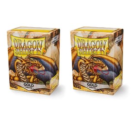 Dragon Shield Sleeves: - Standard - Matte (x100) - Gold