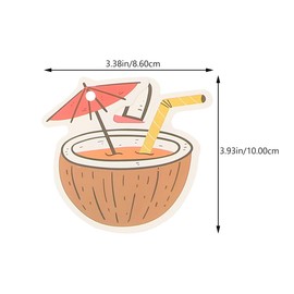 Veemoon Summer Decorations, 16pcs Summer Tree Ornaments Wood Hanging Ornaments Tags for Tropical Birthday Party Supplies Decorations DIY Decor Hawaiian Beach Pool Party Supplies